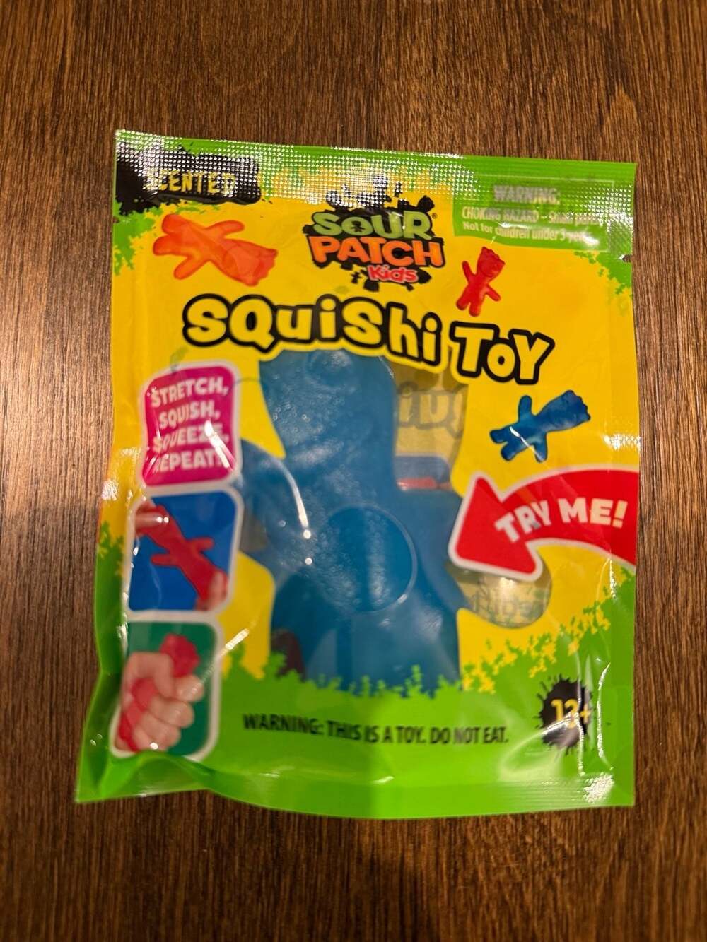 Sour Patch Kids Scented Squishi Toy Blue